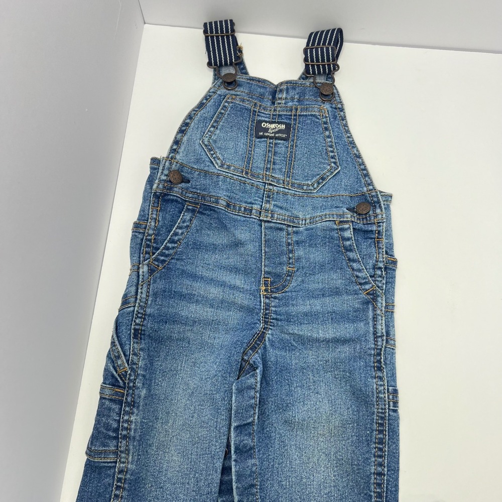 Fall Outfit Lot 9-12M OshKosh Overalls Joggers Jeans Bodysuit H&M Koala Baby - Picture 2 of 10